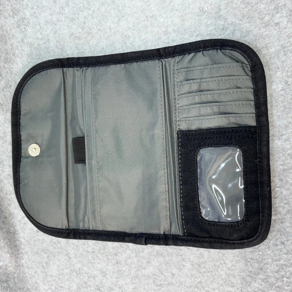 Kavu Canvas Tri-Fold Wallet With ID Window